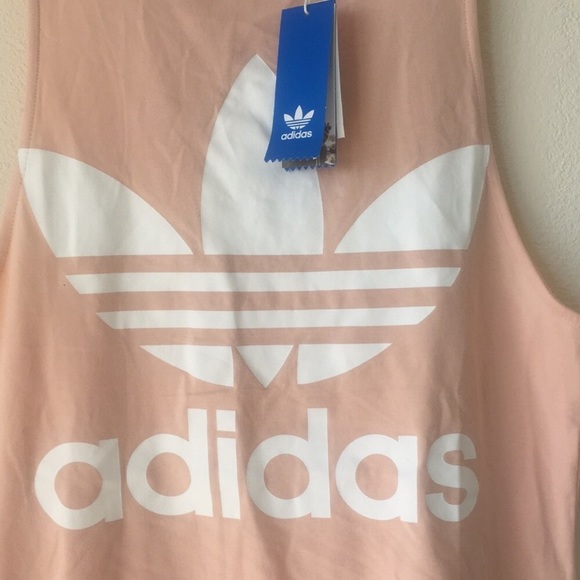 Adidas Blush Pink Tank Top/Muscle Tank - Picture 6 of 7